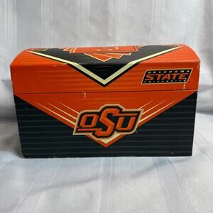 Oklahoma State University OSU Decorative Storage‎ Box Licensed Collegiate Chest
